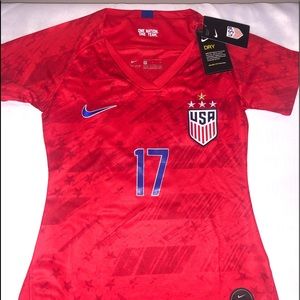 Tobin Heath No 17 Soccer Jersey